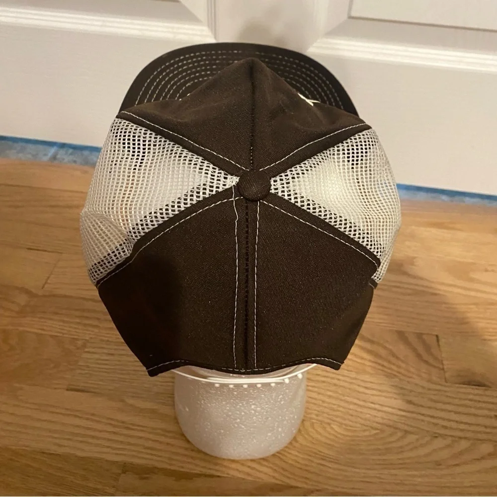 Vintage Kohler Engines Mesh Snap Back Trucker Hat 80s 90s Made in USA Brown